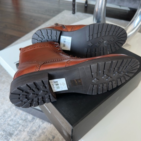 SAKS FIFTH AVENUE
Arrezzo Wingtip Leather Ankle Boots - Picture 6 of 6